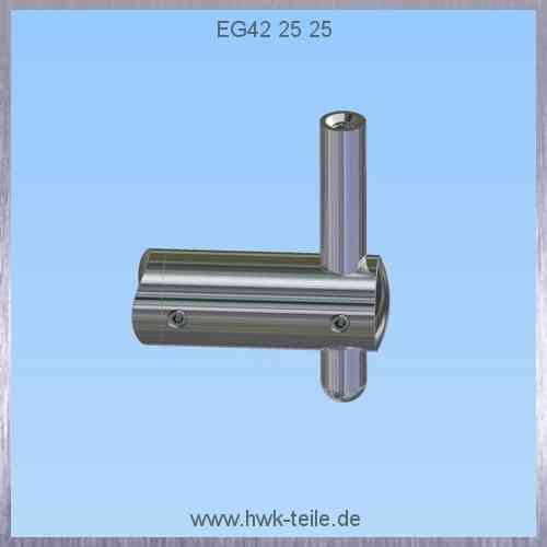 Handlaufträger Abst. 50 mm an Rohr 42,4 verstellbar